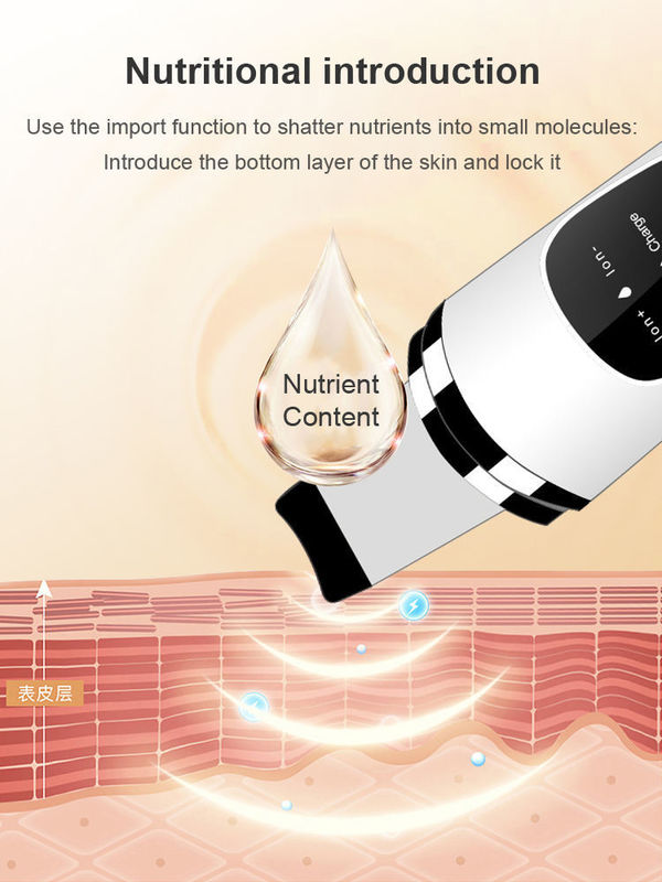 Mini-épurateur à ultrasons portable pour nettoyer et rajeunir la peau