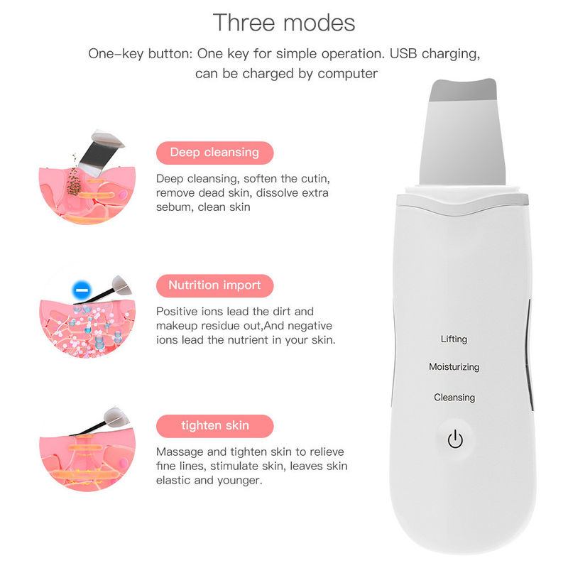Dispositif de nettoyage facial à ultrasons ciblé pour éliminer les pores et les cellules mortes de la peau