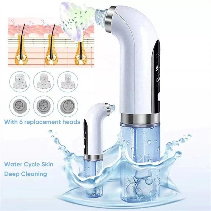 Récupérateur de pores à aspiration à tête noire pour nettoyage du visage et kit d' élimination de l' acné