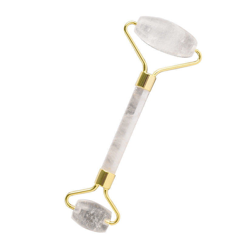 100% cristal naturel pour le visage rouleau de quartz Gua Sha rouleau de jade pour les outils de soins de la peau
