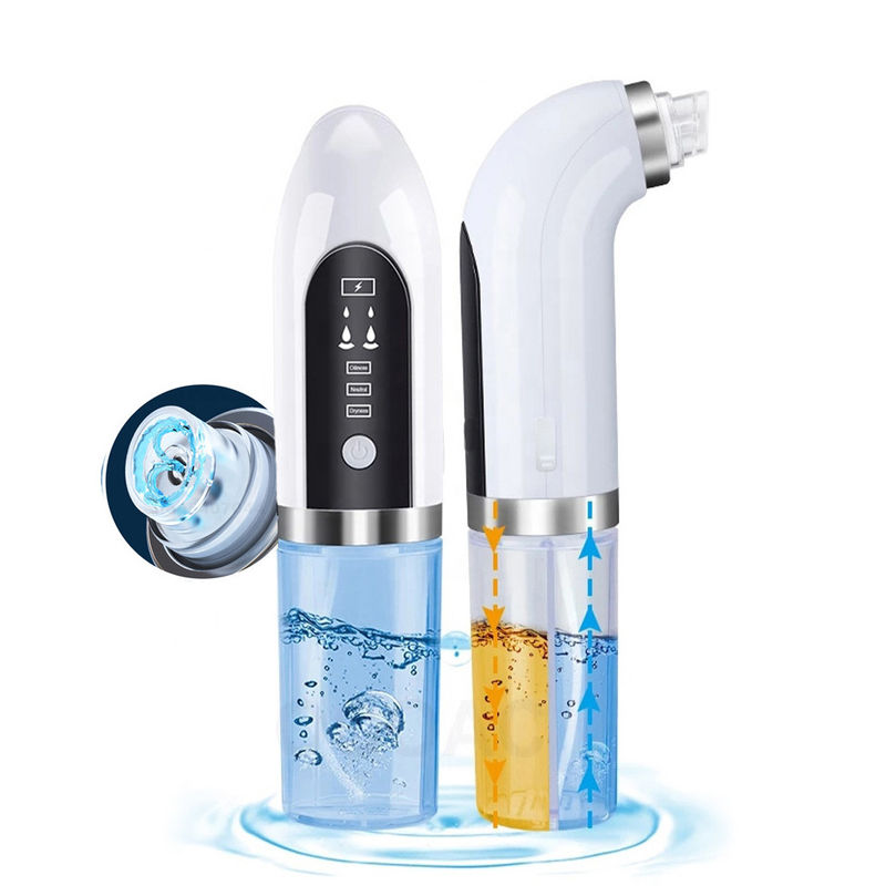 Nettoyeur de pores à cycle d'eau à petites bulles avec une puissance d'aspiration de 30 kPa et une tension de charge de 5 V/1 A