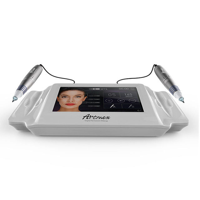 ABS Aluminium Artmex V8 Microneedling Derma Pen Unité PMU et un kit de machine à tatouer MTS