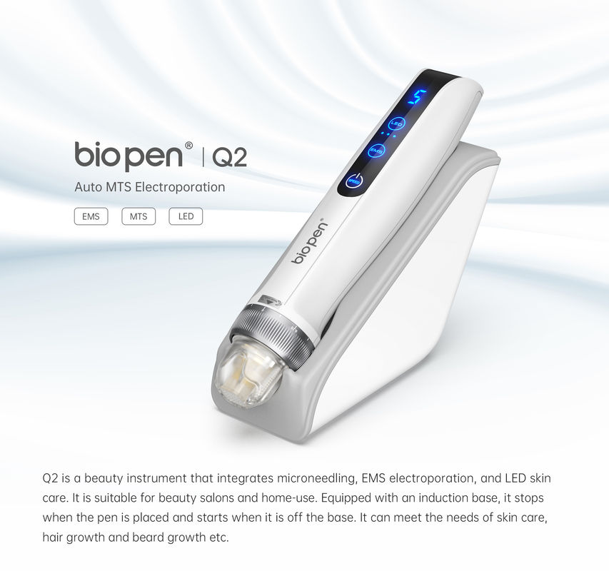 Améliorez votre routine de soins de la peau avec Bio Pen Q2 EMS Microneedling et LED Light Therapy
