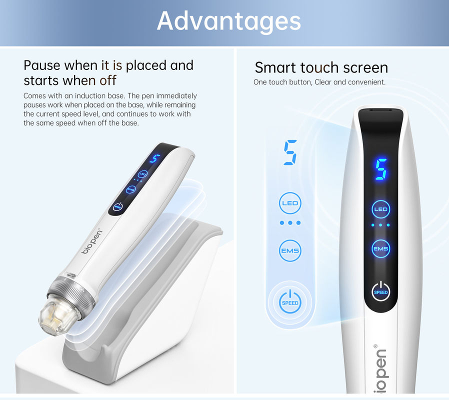 Améliorez votre routine de soins de la peau avec Bio Pen Q2 EMS Microneedling et LED Light Therapy