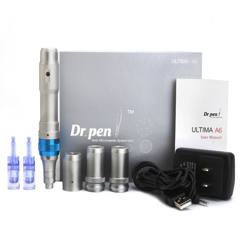 Dr Pen Puissant Ultima A6 Microneedle Dermapen Meso Rechargeable avec alimentation sans fil et câblée