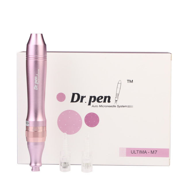 CE M7 Système d' aiguille électrique Derma Pen pour le corps, le visage, les lèvres et les yeux