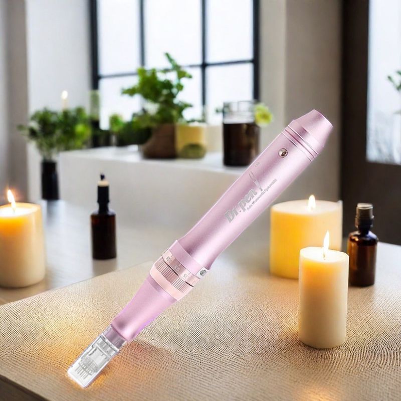 CE M7 Système d' aiguille électrique Derma Pen pour le corps, le visage, les lèvres et les yeux