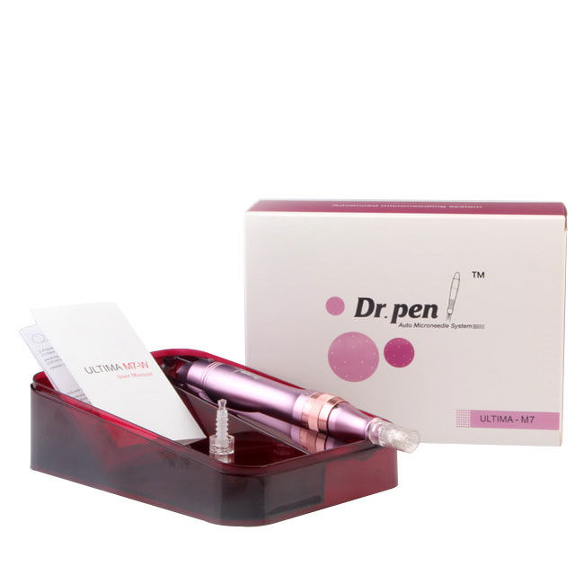 CE M7 Système d' aiguille électrique Derma Pen pour le corps, le visage, les lèvres et les yeux