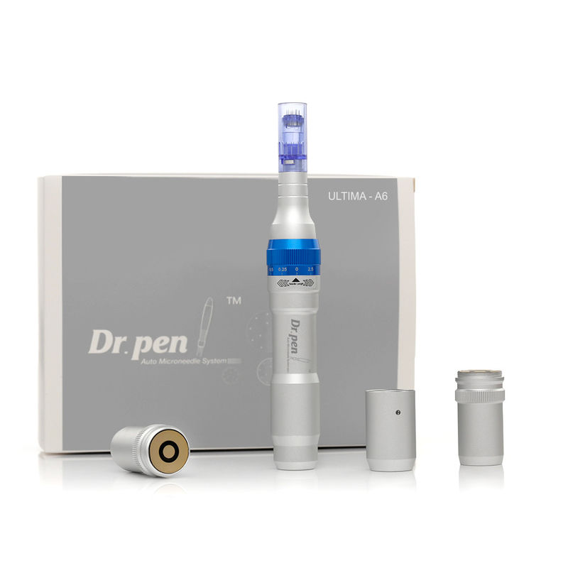 Système de roulement Derma sans fil et câblé Approuvé par la CE Le stylo électrique Derma A6 pour professionnel