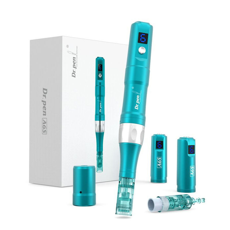 Dr pen A6S Wireless / Wired 2 en 1 appareil électrique de microneedling pour les soins personnels de beauté