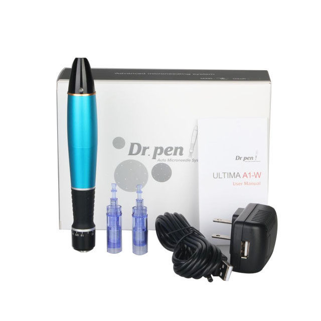 Longueur d' aiguille réglable 1,0 mm Dr pen A1c A1w Dermapen électrique pour le traitement de blanchiment