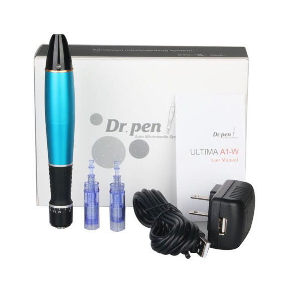 Longueur d' aiguille réglable 1,0 mm Dr pen A1c A1w Dermapen électrique pour le traitement de blanchiment