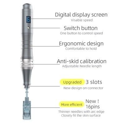 Dr Pen M8 Derma Pen avec affichage numérique et 6 vitesses