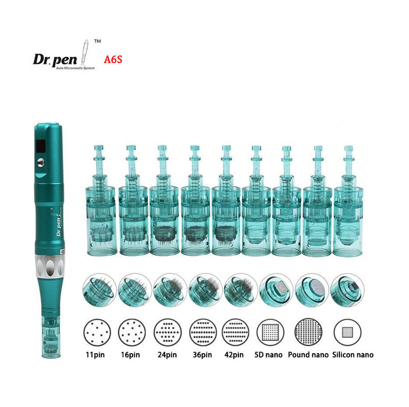 Matériau du corps du PC en plastique Derma Pen Aiguilles pour A1 A6 A7 M5 M7 M8 A6S N2 MYM X5 E30