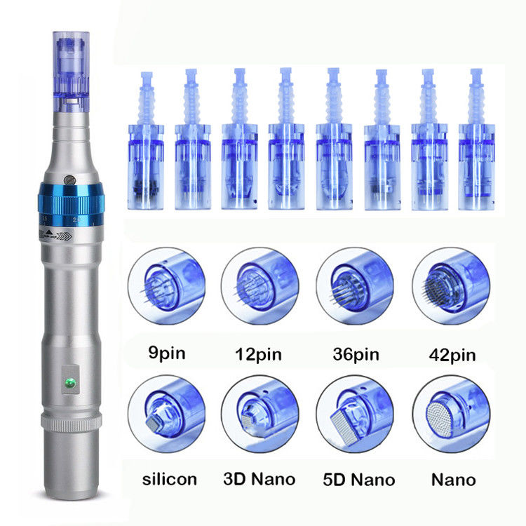 Matériau du corps du PC en plastique Derma Pen Aiguilles pour A1 A6 A7 M5 M7 M8 A6S N2 MYM X5 E30