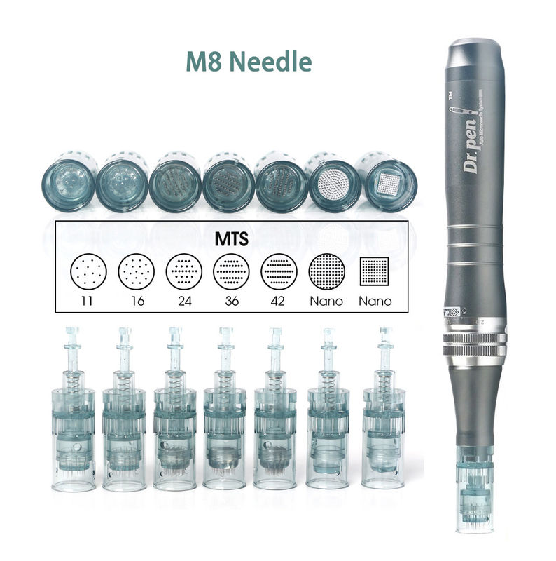 Matériau du corps du PC en plastique Derma Pen Aiguilles pour A1 A6 A7 M5 M7 M8 A6S N2 MYM X5 E30