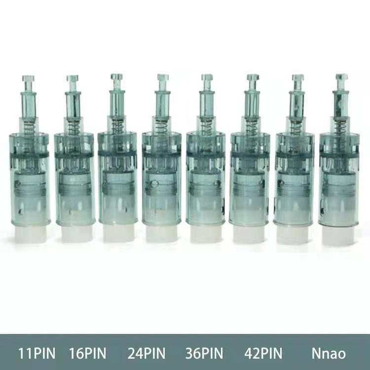 Système de laminage Derma avec 1 3 5 7 9 12 24 36 42 broches Cartouche d' aiguille Nano