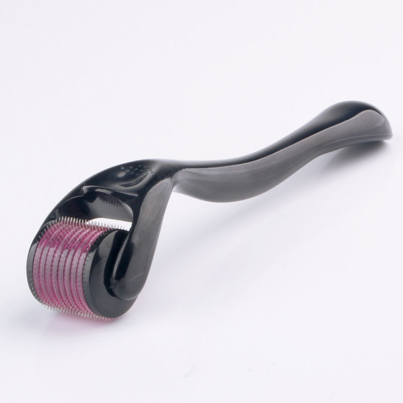 540 broches ZGTS Micro Pin Derma Roller avec broche à roulement en acier inoxydable à poignée noire