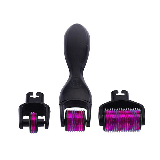 Type Titanium Derma Roller pour le visage, zone cible, corps 3 en 1