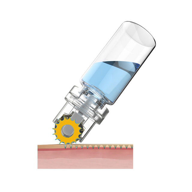 CE approuvé 64 points d'or Hydra Microneedle Titanium Derma Roller pour l'acide hyaluronique