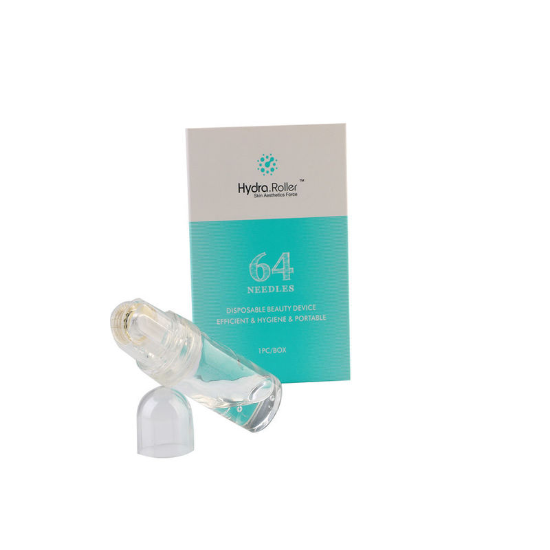 CE approuvé 64 points d'or Hydra Microneedle Titanium Derma Roller pour l'acide hyaluronique