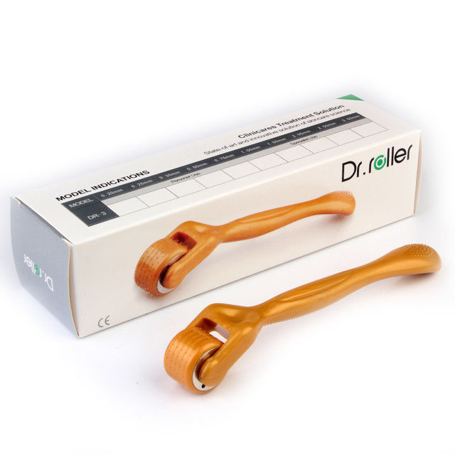 Personnaliser Derma Roller pour le rajeunissement de la peau 120 aiguilles Micro-aiguille de traitement du visage Roller