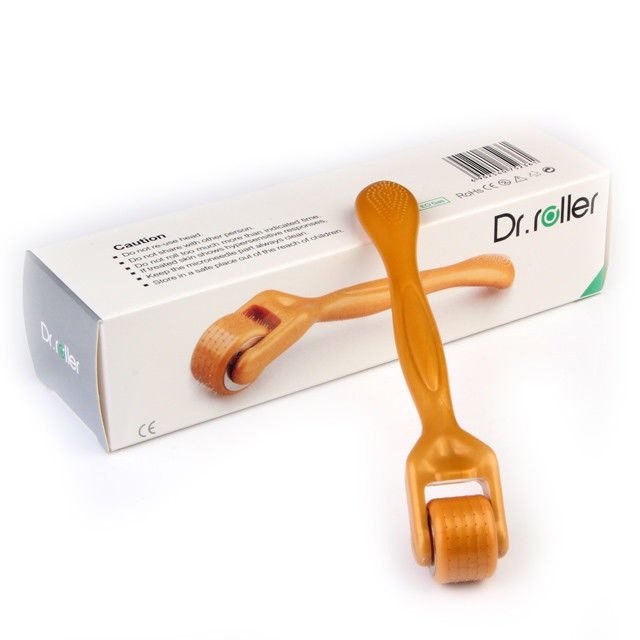 Personnaliser Derma Roller pour le rajeunissement de la peau 120 aiguilles Micro-aiguille de traitement du visage Roller