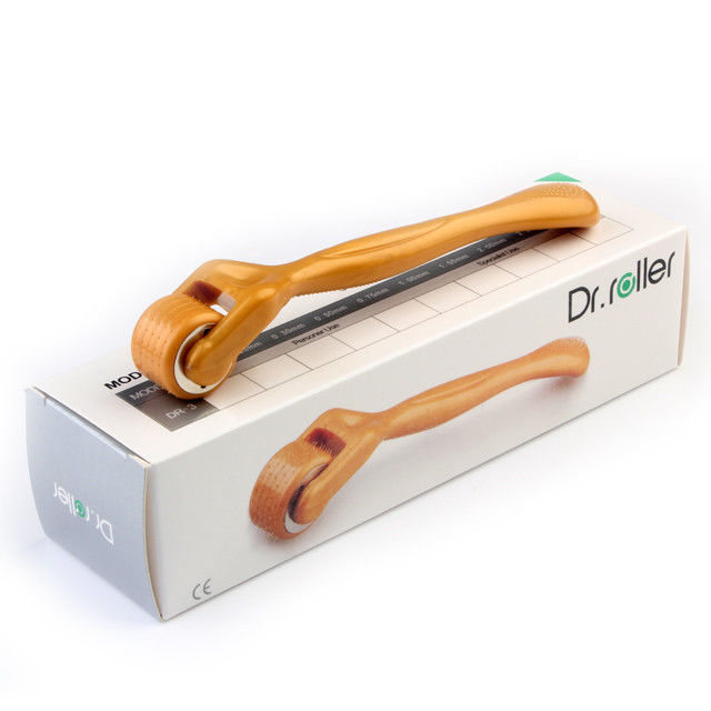 Personnaliser Derma Roller pour le rajeunissement de la peau 120 aiguilles Micro-aiguille de traitement du visage Roller