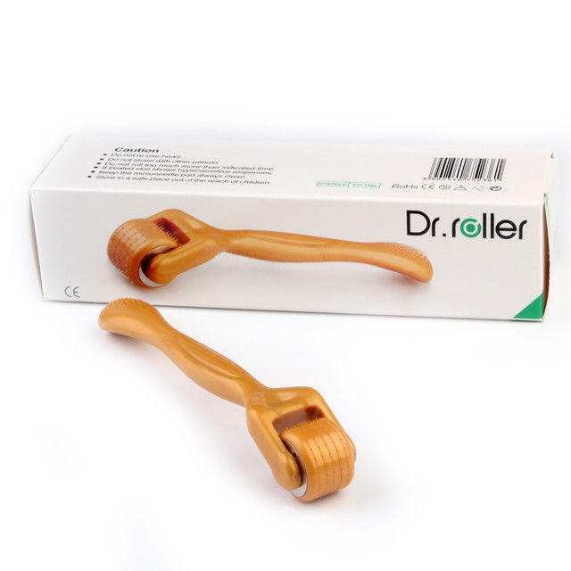 Personnaliser Derma Roller pour le rajeunissement de la peau 120 aiguilles Micro-aiguille de traitement du visage Roller