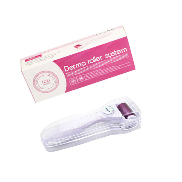 1200 broches d' aiguille en titane Microneedle Derma Roller pour la peau de la tête et plus