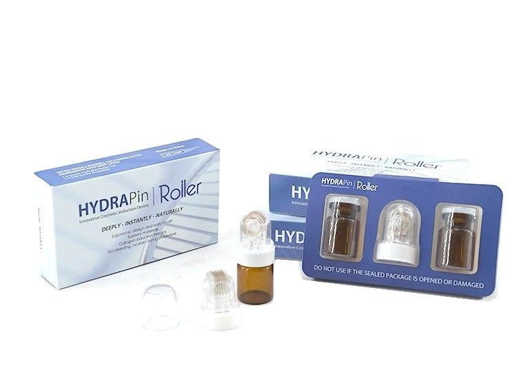 Type de prise de courant Nouveau design 42/150Or Titane Microneedle Hydra Stamphydra Roller pour le rajeunissement de la peau
