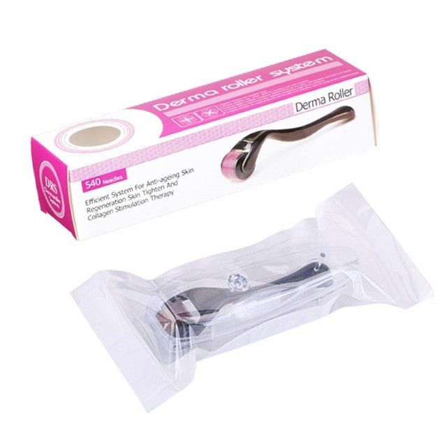 NO Plugs Type de qualité médicale DRS540 Microneedle Derma Roller pour les soins de routine de la peau