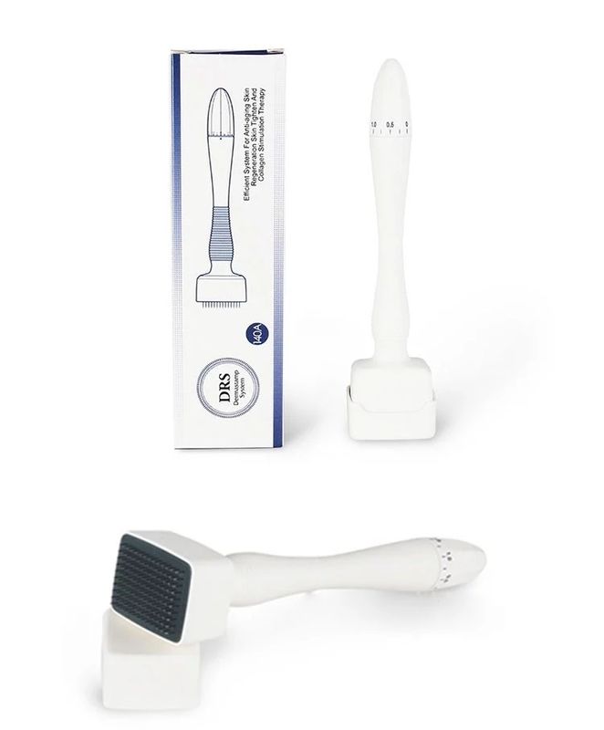 140 aiguilles Stamp Derma Roller Aiguille moustiquaire pour les cernes et le traitement des rides