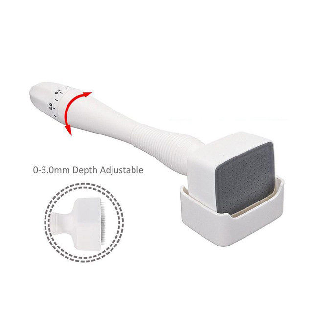 140 aiguilles Stamp Derma Roller Aiguille moustiquaire pour les cernes et le traitement des rides