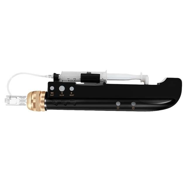 7 lumières Nano Derma Pen 3 en 1 Mini Injecteur de mésothérapie à l' eau pour agrandissement du sein